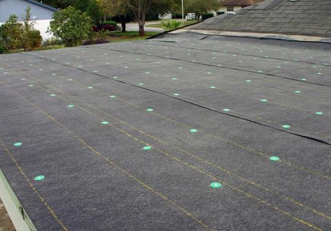 Fibre glass flat roofs