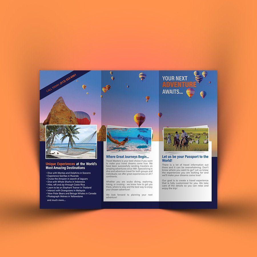 Travel Company Brochure Design