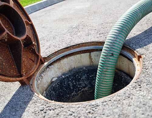 Emptying septic tank — Septic tank pumping in Cullman, AL