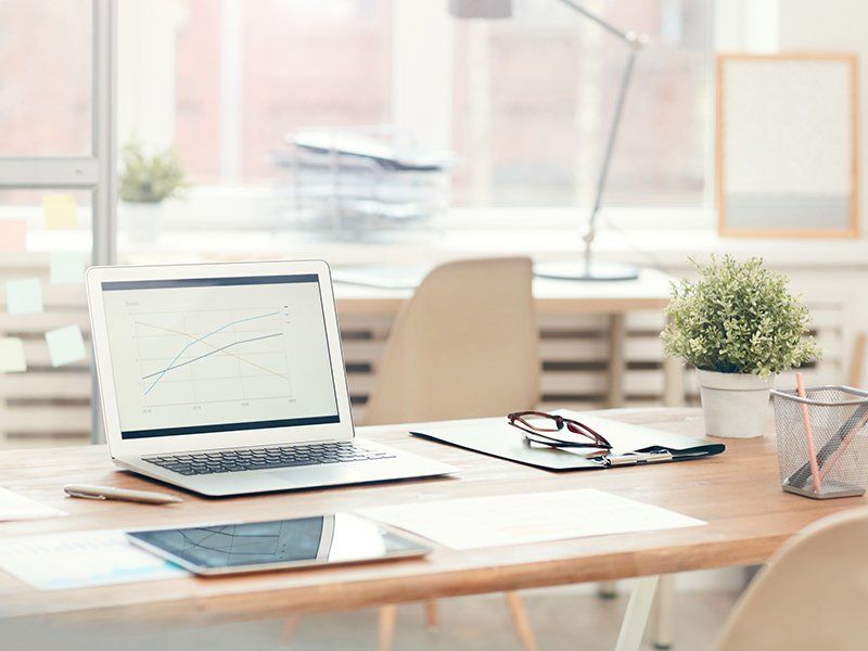 Single Office Desk — Anoka, MN — Dynamic Office Services