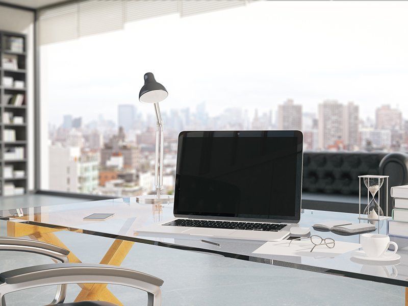 Glass Desk — Anoka, MN — Dynamic Office Services