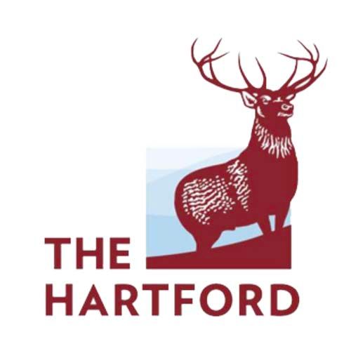 The hartford logo has a deer on it