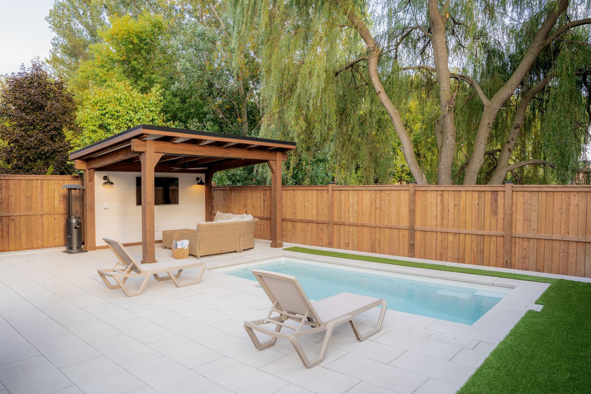 inground pool in brooklin