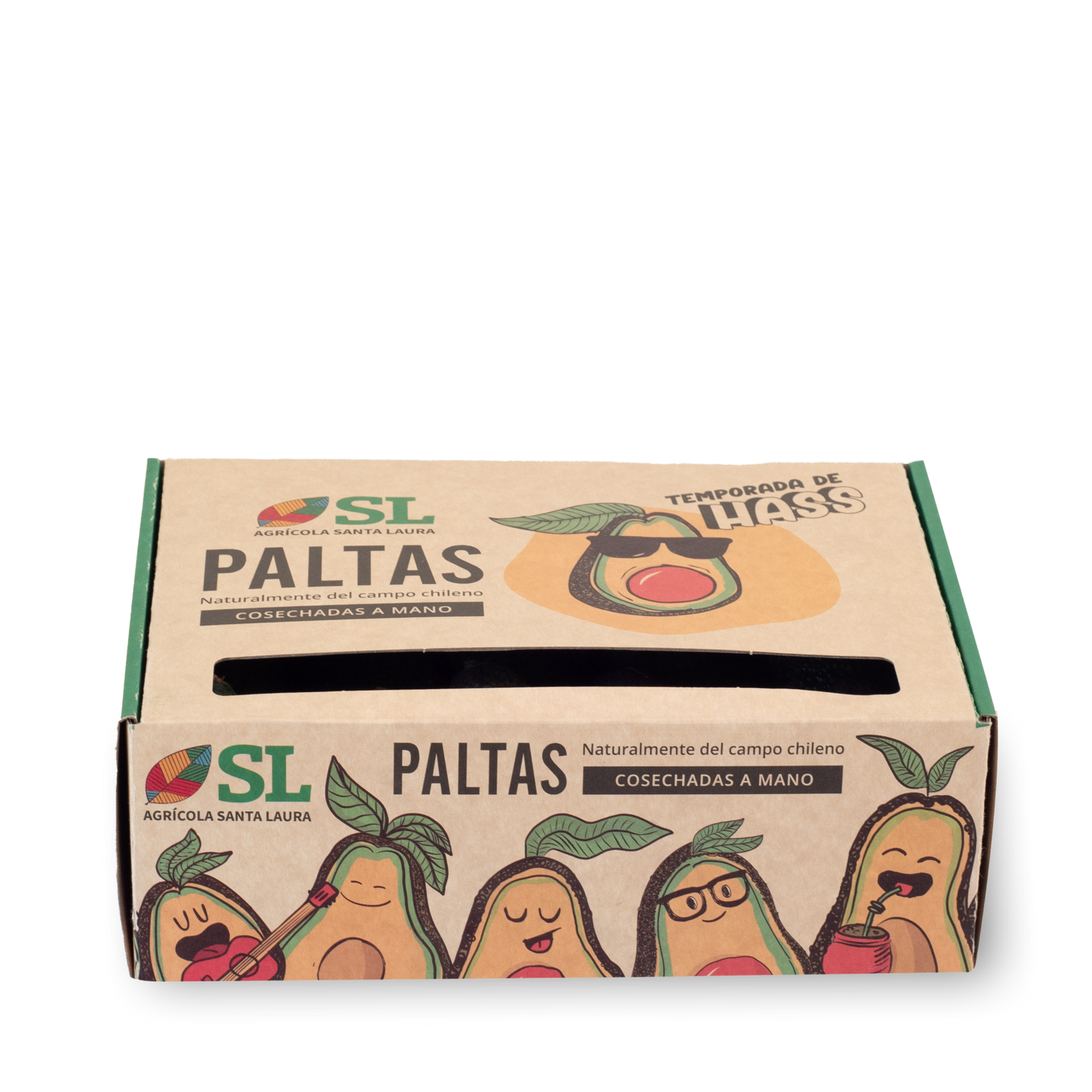 Caja de paltas Hass 2 KG