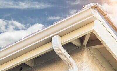 Gutters | House with New Aluminum Rain Gutters | Bothell, WA