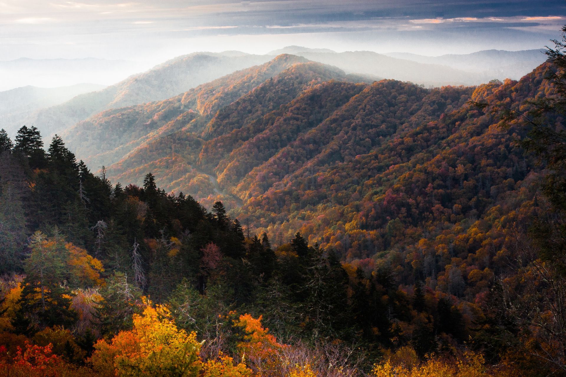 Smoky Mountain Sunrise — Sevierville, TN — Your Ticket to Travel