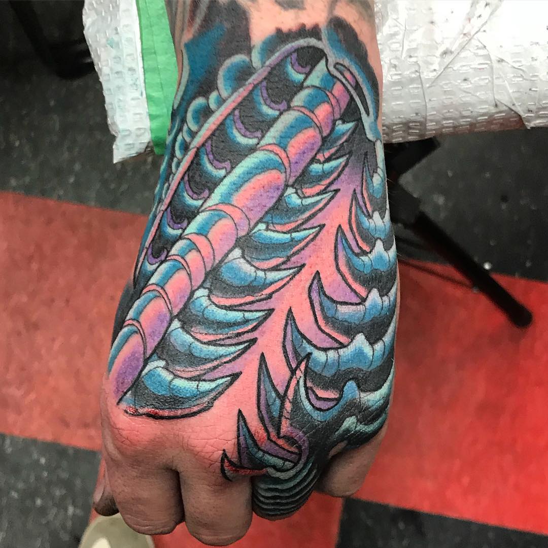 Biomech Tattoo by Trevor Pelletier at Black Gold Tattoo Co in Edmonton Alberta Canada