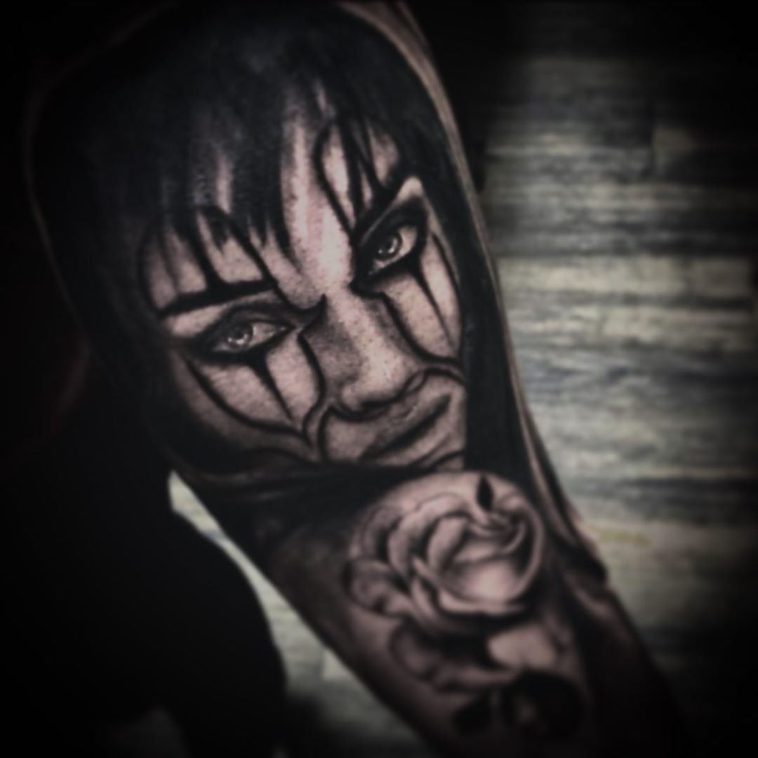 Chicano Girl and Rose Tattoo by Romeo Ostiguy at Black Gold Tattoo Co in Edmonton Alberta Canada