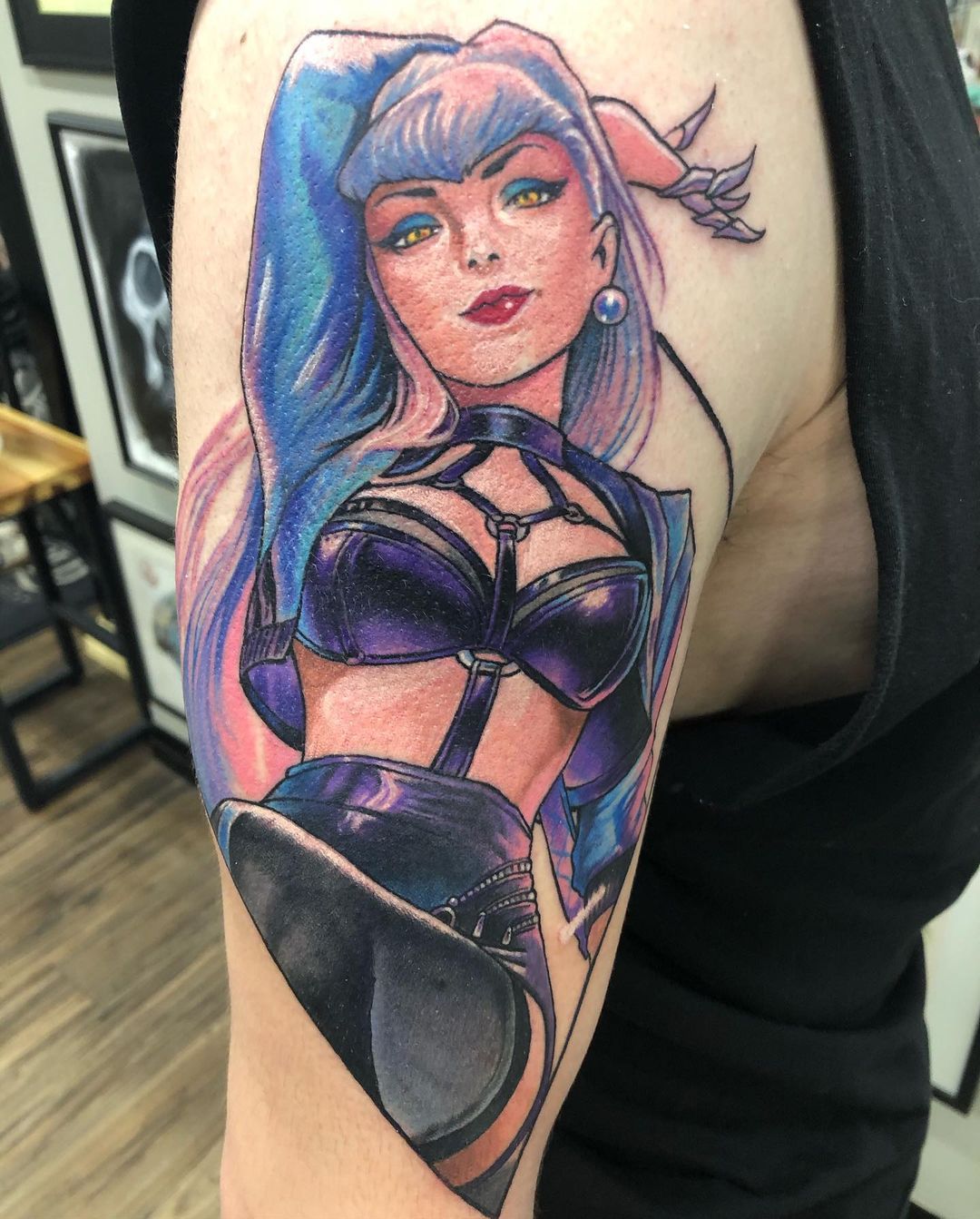 League of Legends Tattoo by Chris Labrenz at Black Gold Tattoo Co in Edmonton Alberta Canada