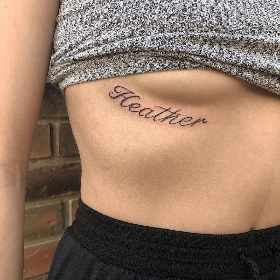 Script Tattoo by Tony Honning at Crimson Empire Tattoo in Edmonton Alberta Canada