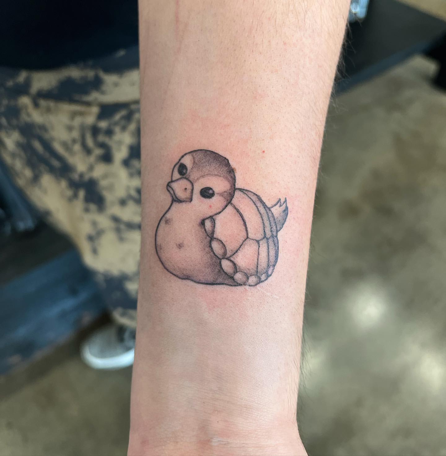 Turtle Duck Tattoo by Vinny Nguyen at Crimson Empire Tattoo in Edmonton Alberta Canada