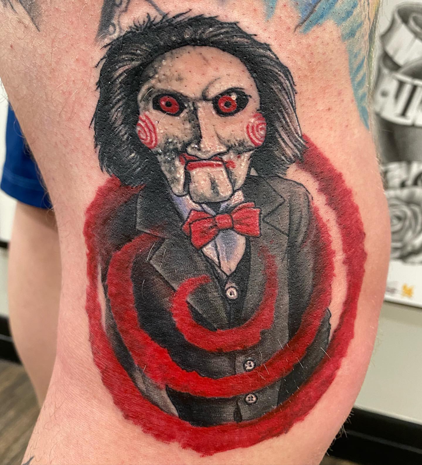 Jigsaw Tattoo by Chris Labrenz at Black Gold Tattoo Co in Edmonton Alberta Canada