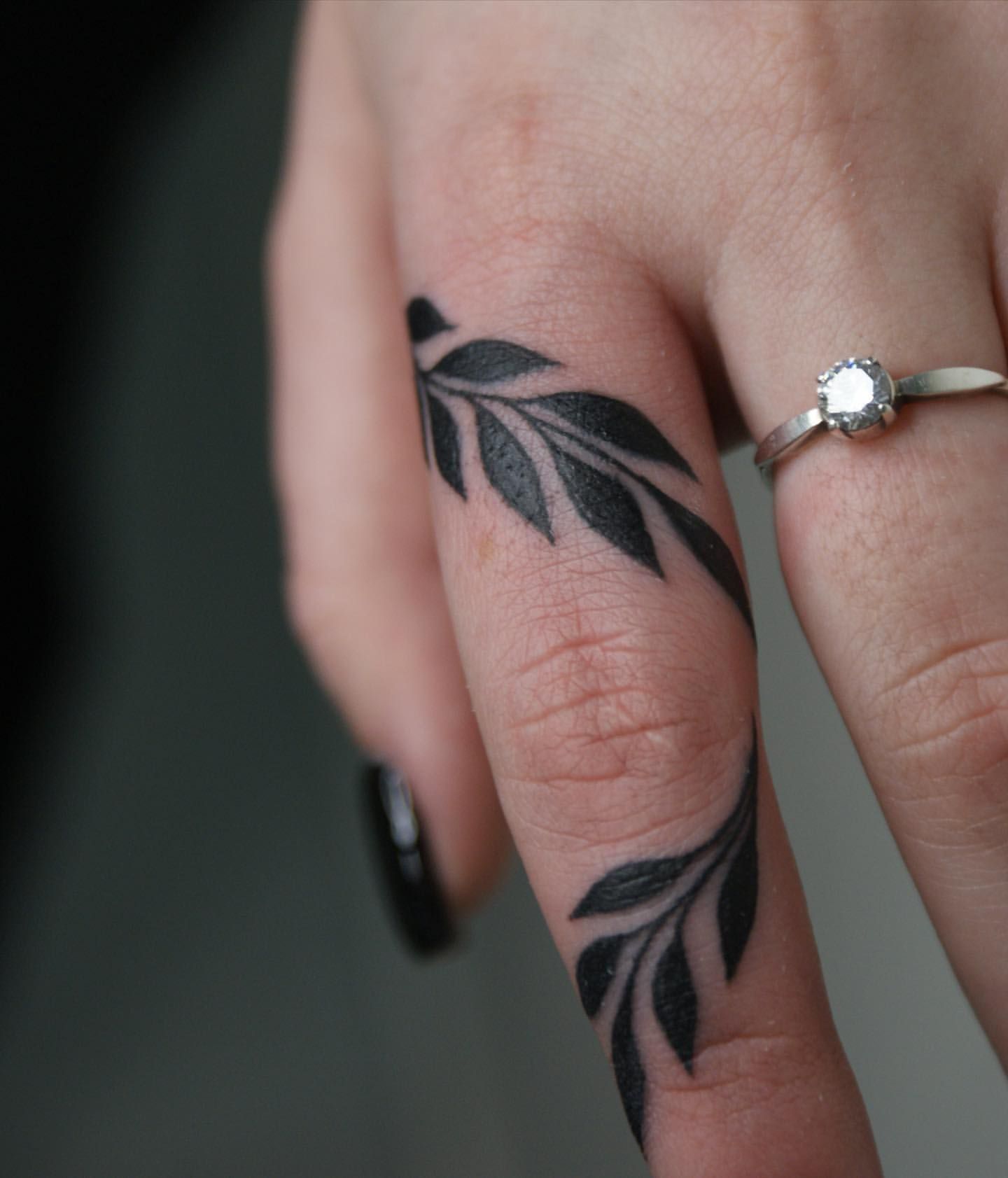 Foliage Tattoo by Liza Kruk at Silver Ghost Tattoo in Edmonton Alberta Canada