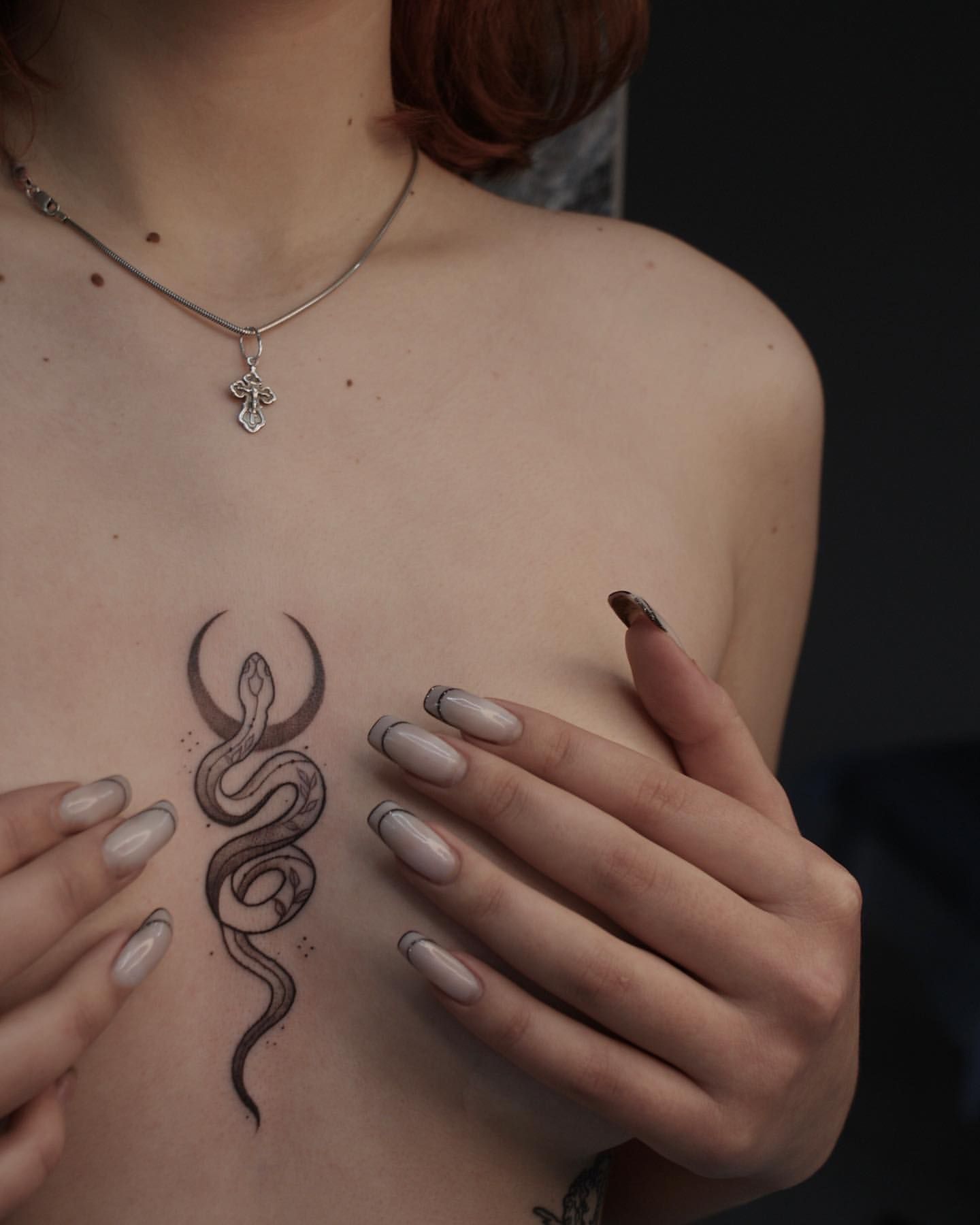 Snake Tattoo by Liza Kruk at Silver Ghost Tattoo in Edmonton Alberta Canada