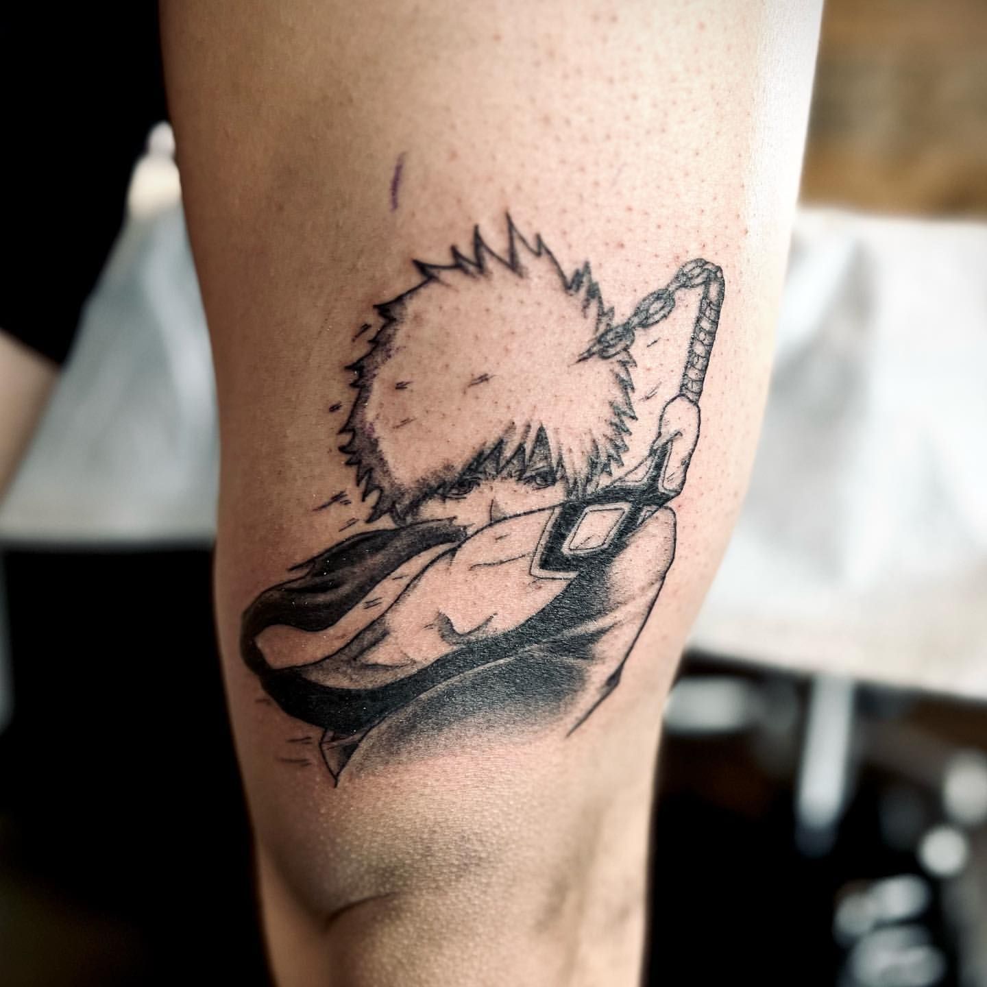 Ichigo Tattoo by Vinny Nguyen at Crimson Empire Tattoo in Edmonton Alberta Canada