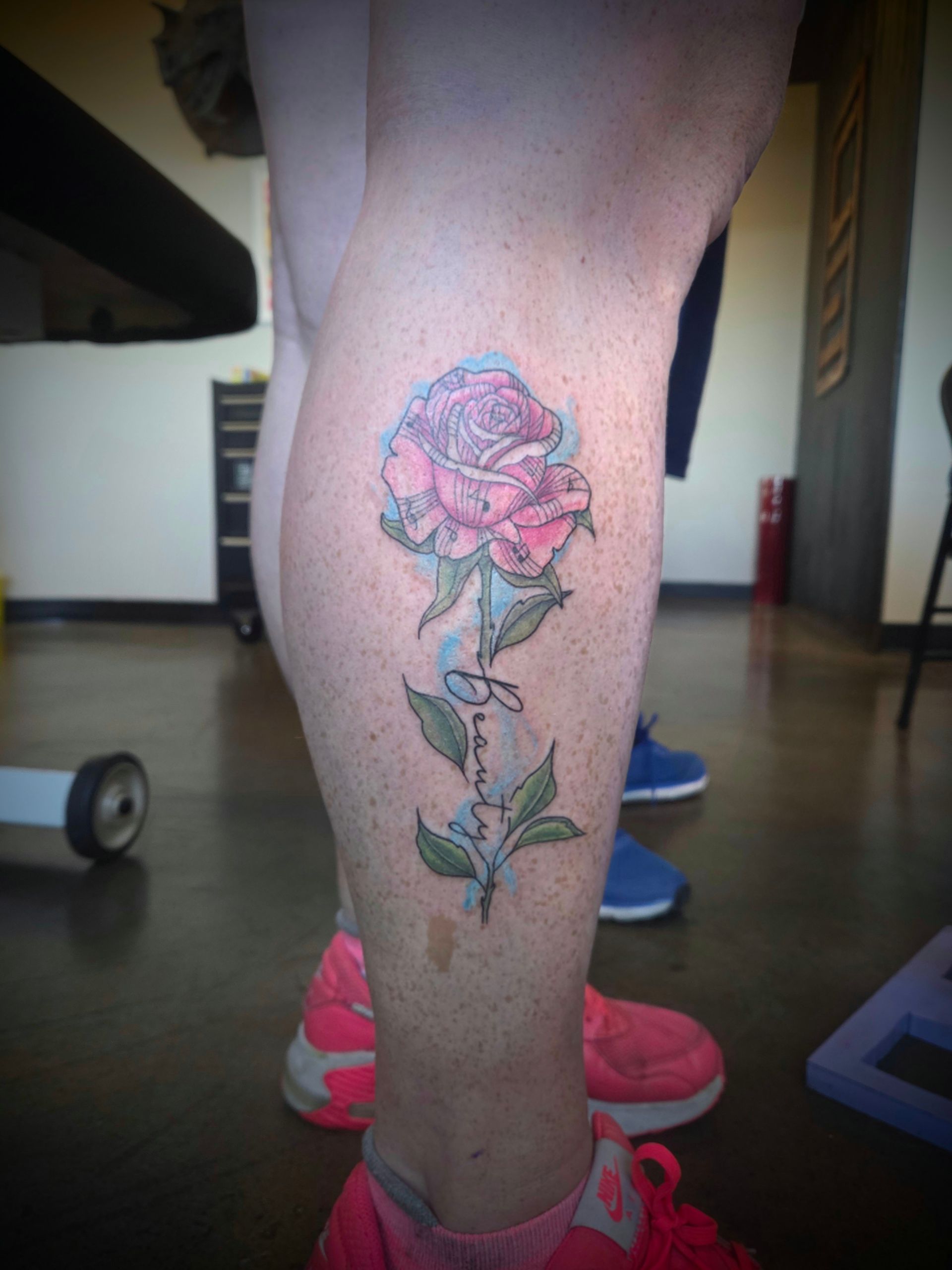 Beauty Tattoo by Samantha Hnatiw at Crimson Empire Tattoo in Edmonton Alberta Canada