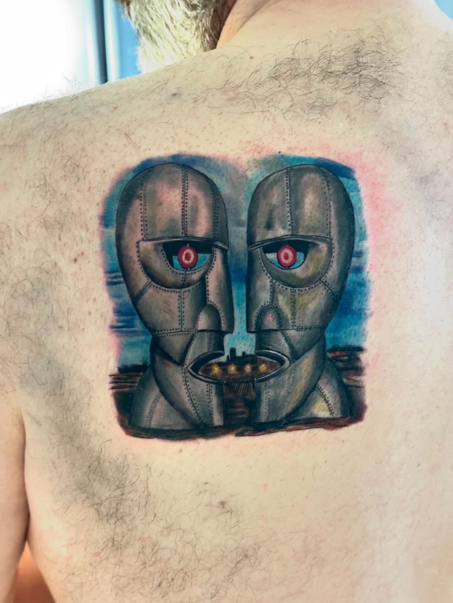 Statues Tattoo by Sly at Silver Ghost Tattoo in Edmonton Alberta Canada