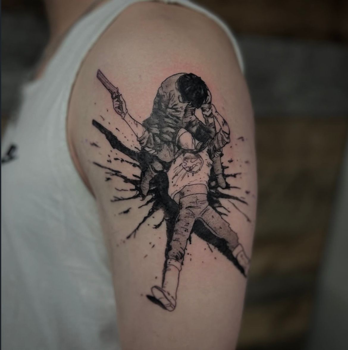 Akira Tattoo by Vanessa Spezowka at Crimson Empire Tattoo in Edmonton Alberta Canada