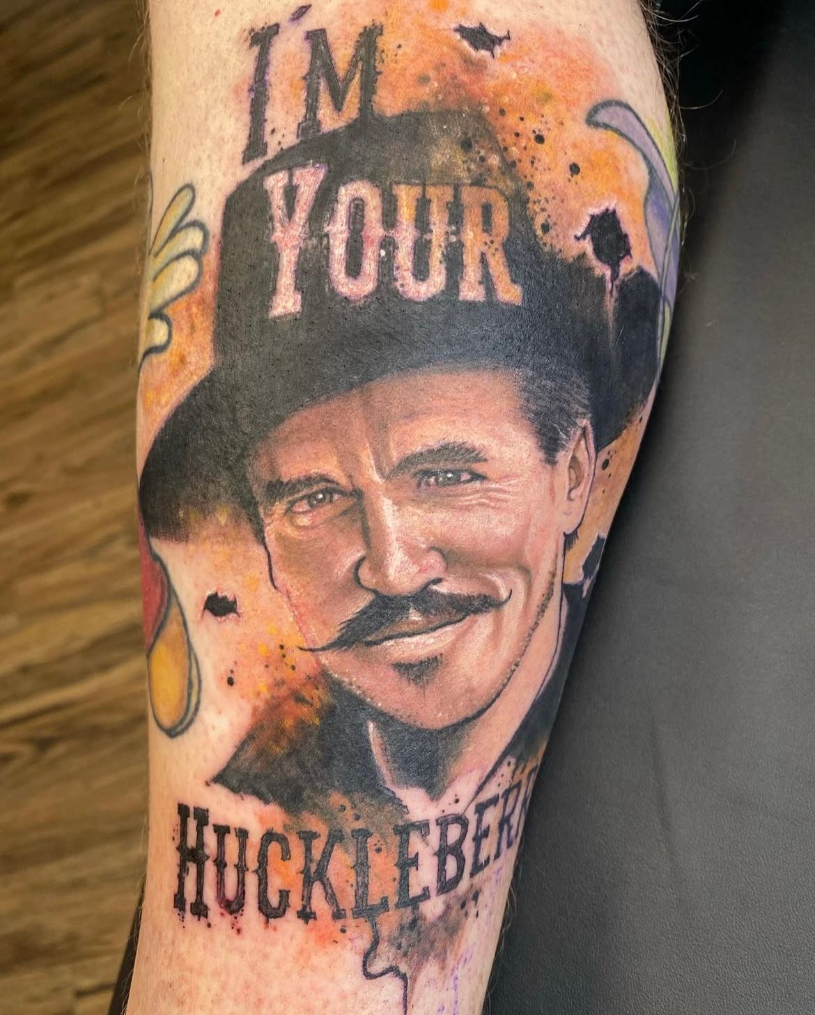 Doc Holiday Tattoo by Chris Labrenz at Black Gold Tattoo Co in Edmonton Alberta Canada
