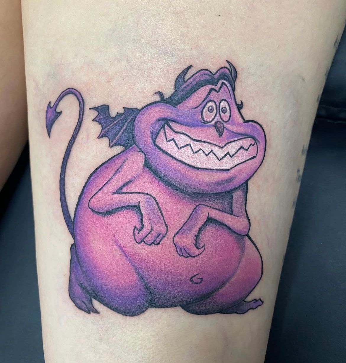 Pain from Hercules Tattoo by Chris Labrenz at Black Gold Tattoo Co in Edmonton Alberta Canada