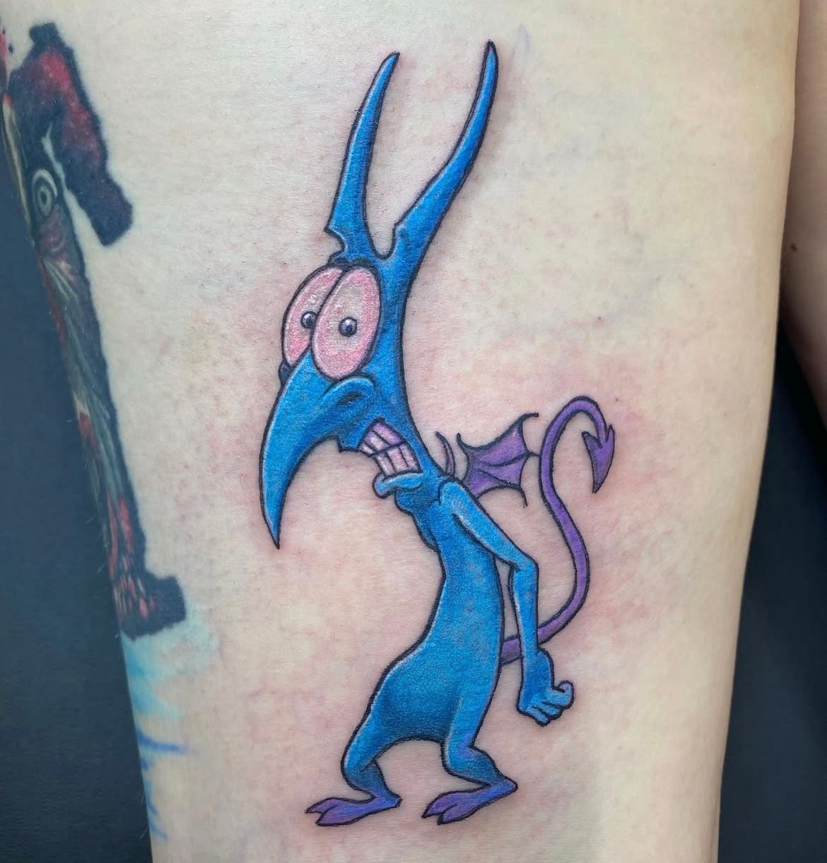 Panic from Hercules Tattoo by Chris Labrenz at Black Gold Tattoo Co in Edmonton Alberta Canada