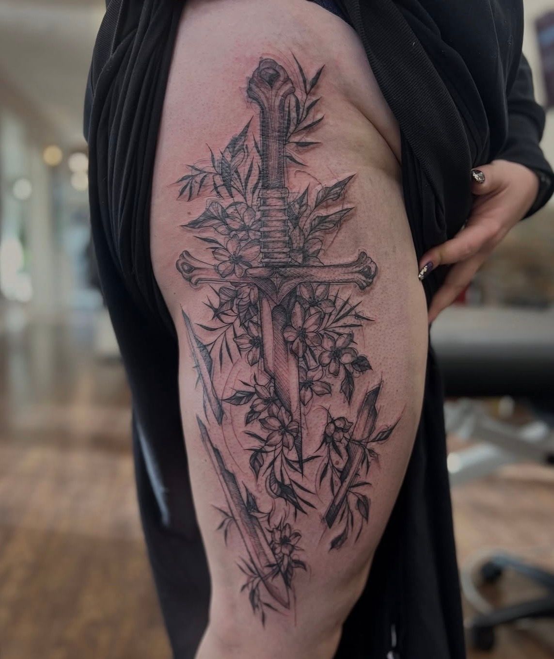 Lord of the Rings Tattoo by Adrienne Alexander at Silver Ghost Tattoo in Edmonton Alberta Canada