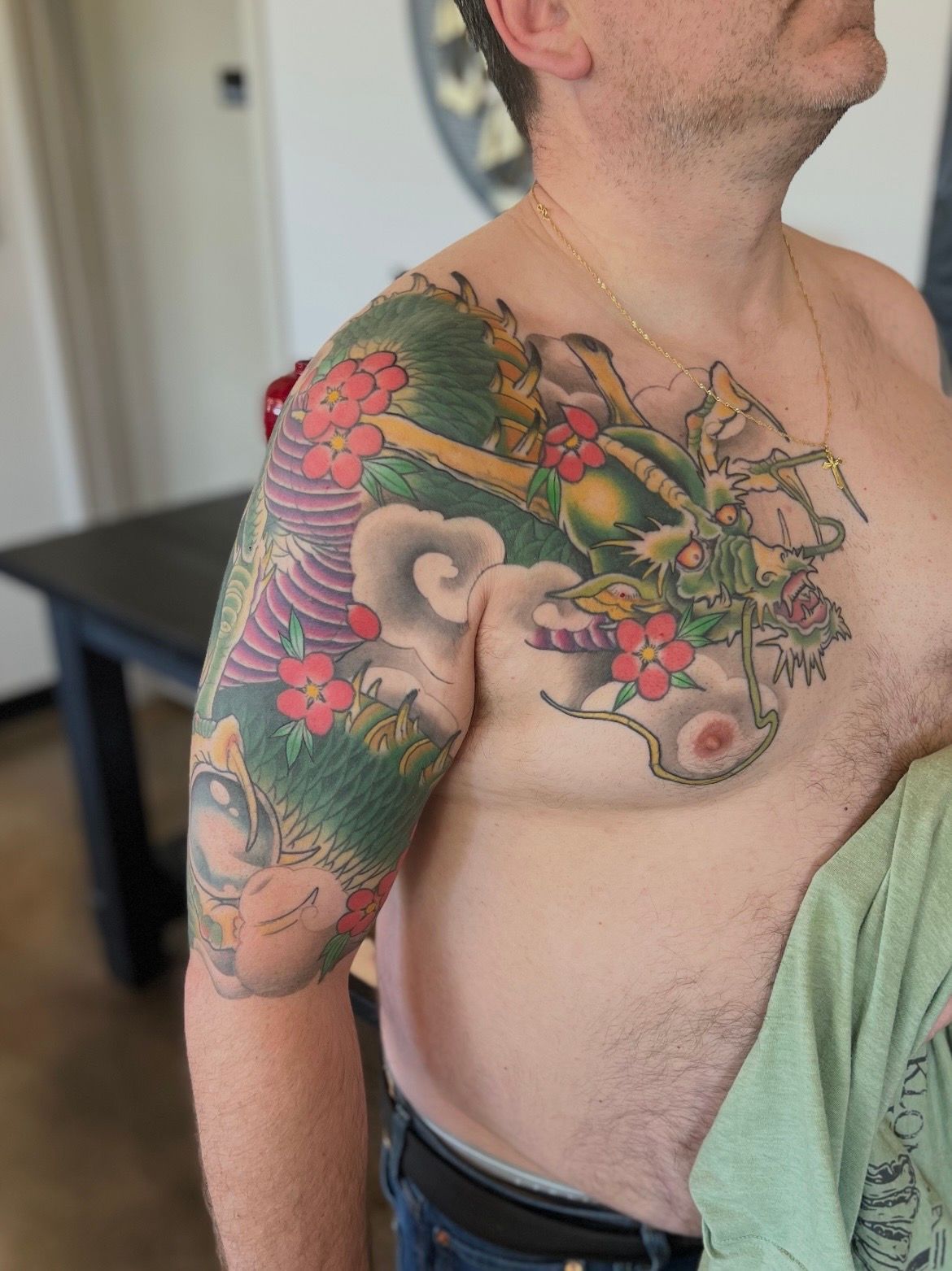 Dragon Tattoo by Curt Semeniuk at Crimson Empire Tattoo in Edmonton Alberta Canada