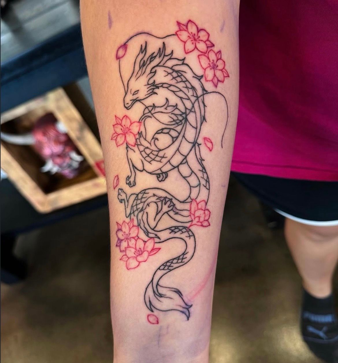 Haku Tattoo by Vinny Nguyen at Crimson Empire Tattoo in Edmonton Alberta Canada