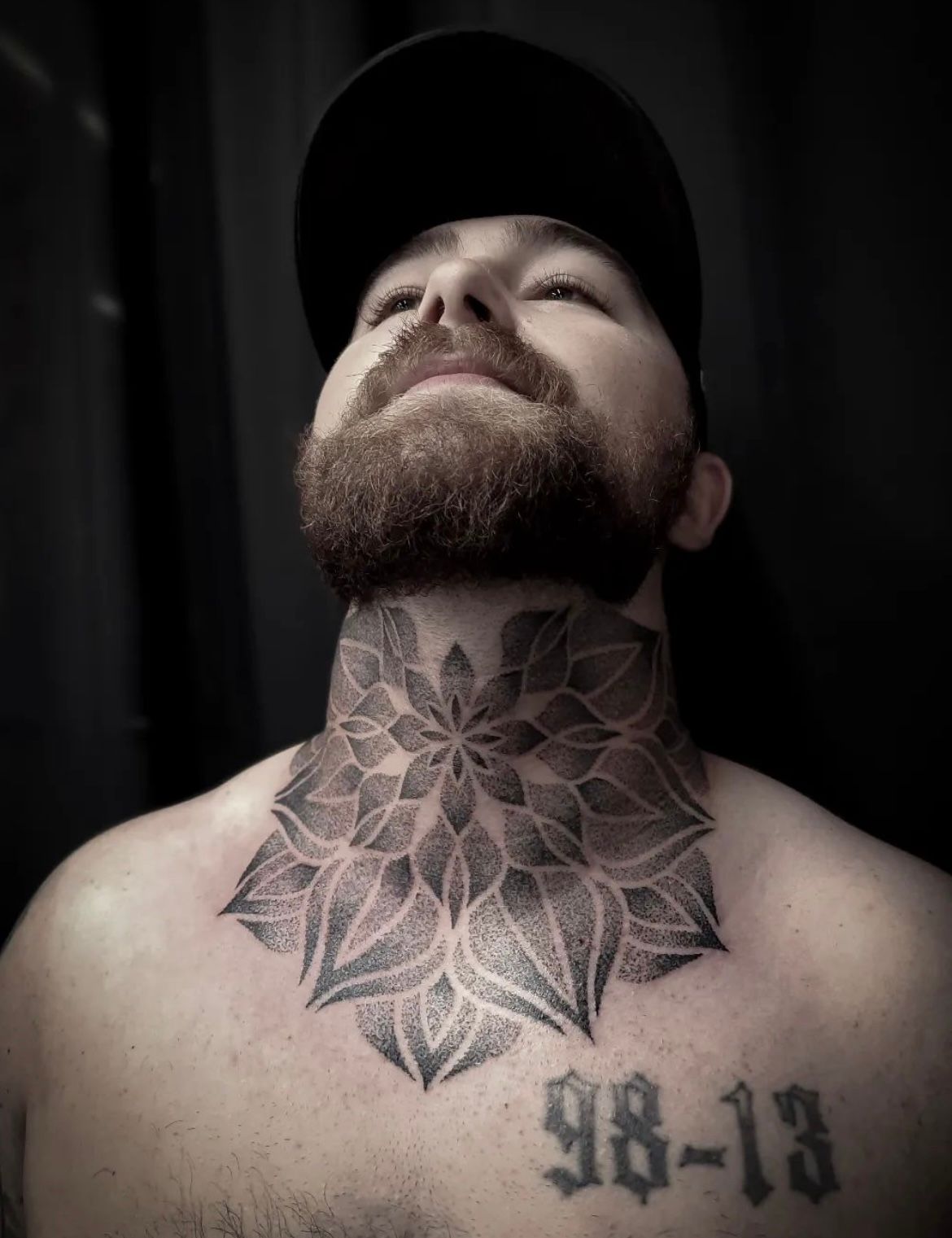 Dotwork Mandala Tattoo by Alex Arnautov at Black Gold Tattoo Co in Edmonton Alberta Canada