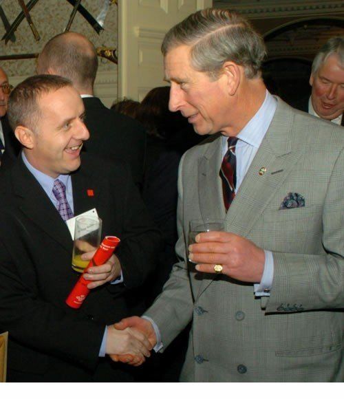 Peter Barker & HRH The Prince of Wales