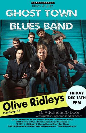 The ghost town blues band is playing a concert on friday december 13th.