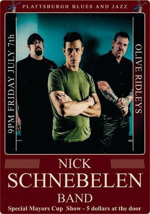 A poster for a band called schnebelen