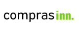 El logotipo de Compras Inn es negro y verde sobre un fondo blanco.