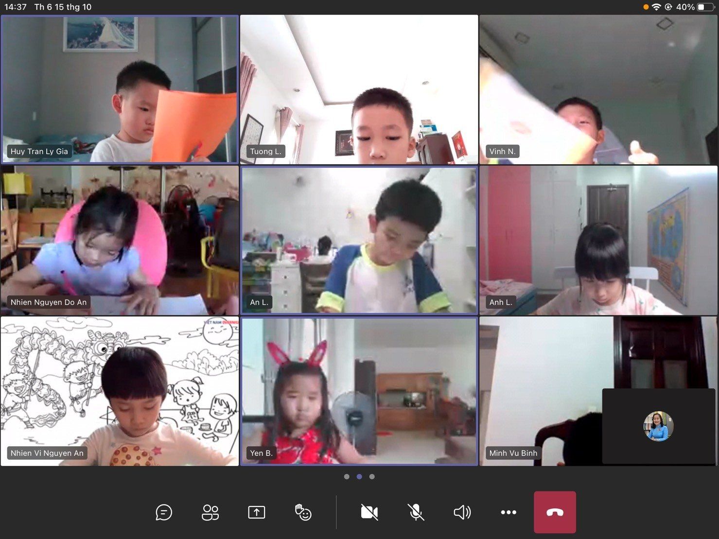Online learning during Covid 19