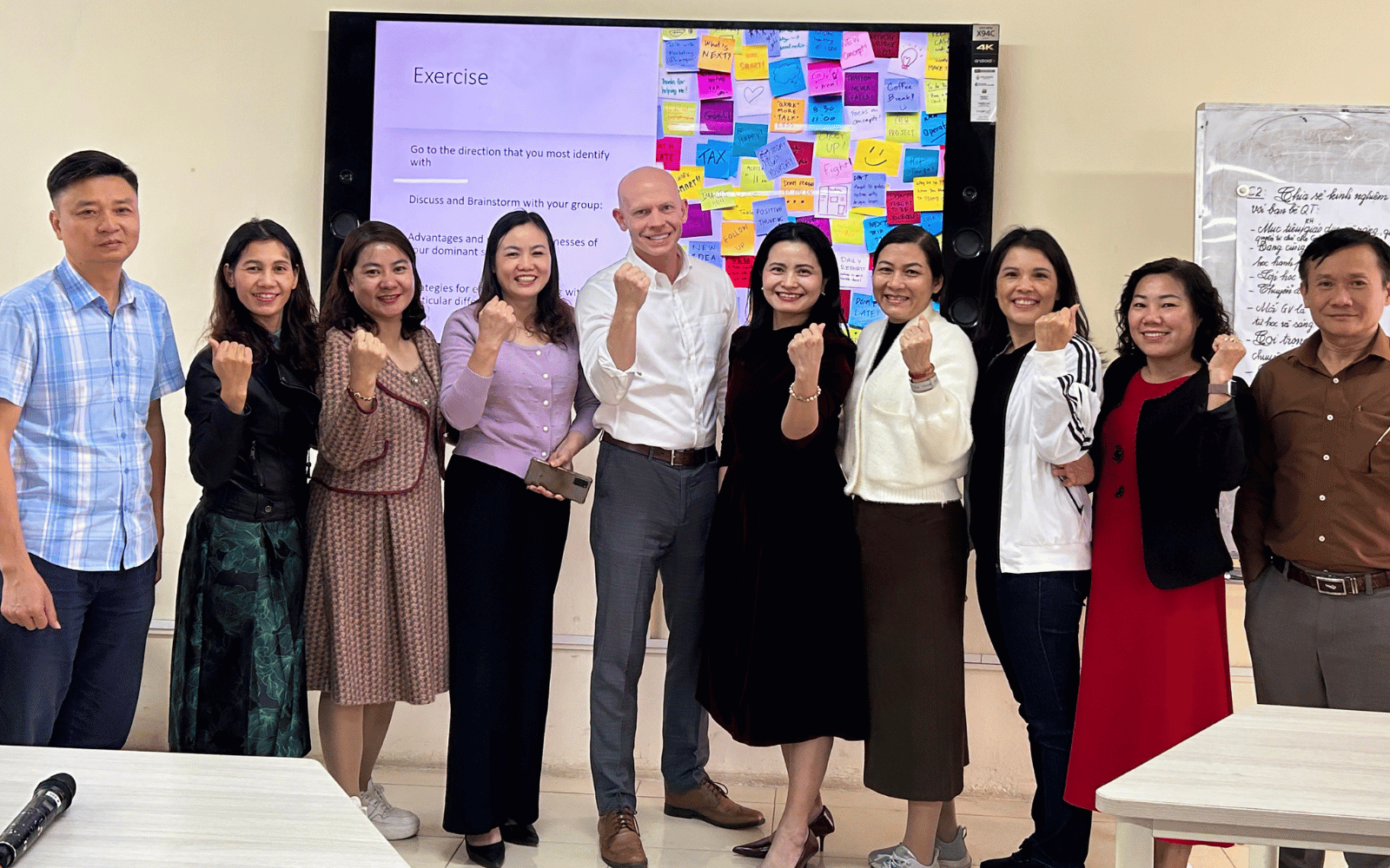 joshua james training principals in Hanoi Vietnam