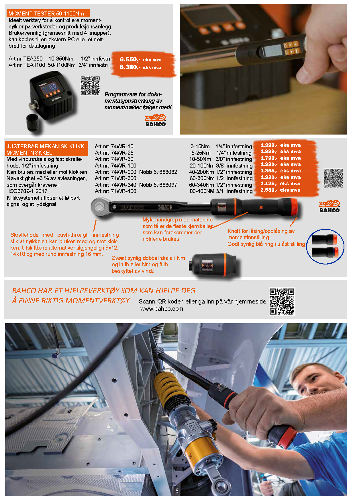 En mann jobber på en slange med en skiftenøkkel.