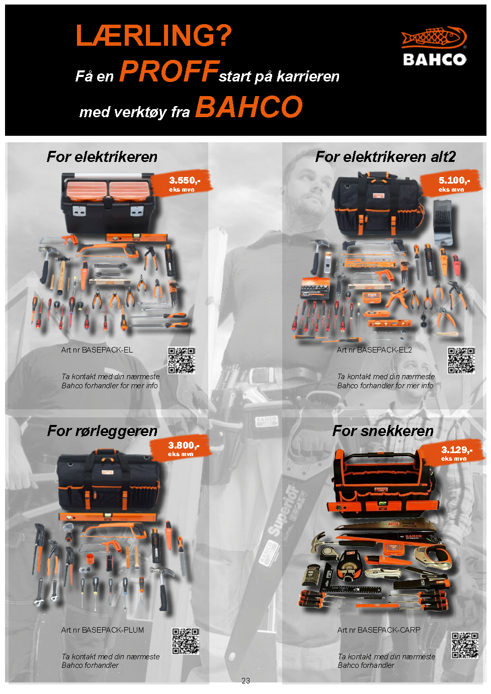 En plakat med en haug med verktøy på