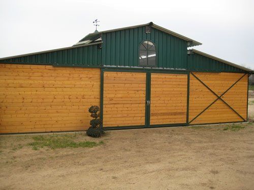 Custom horse barn