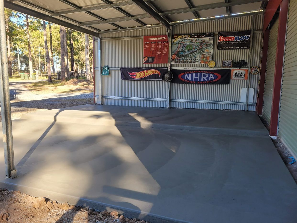Concrete Flooring of a Shop — Kempsey Concrete Contractors In Kempsey, NSW