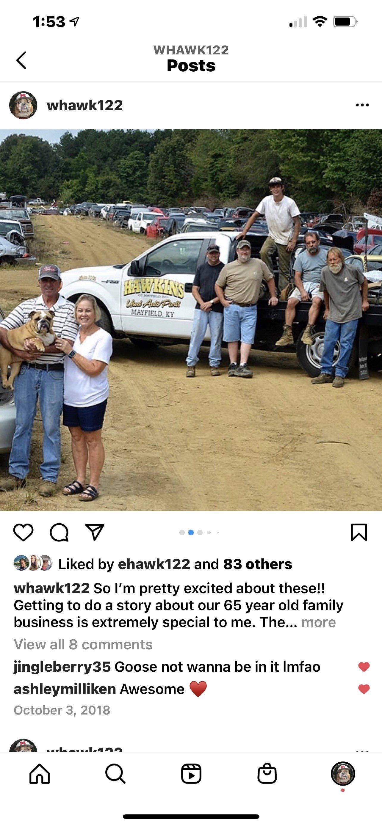 Social Media Post — Mayfield, KY — Hawkins Of Mayfield Inc