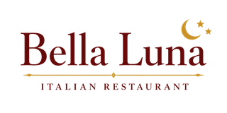 Bella Luna Italian Restaurant logo with crescent moon icon