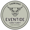 A logo for tasmania eventide sanctuary carlton river