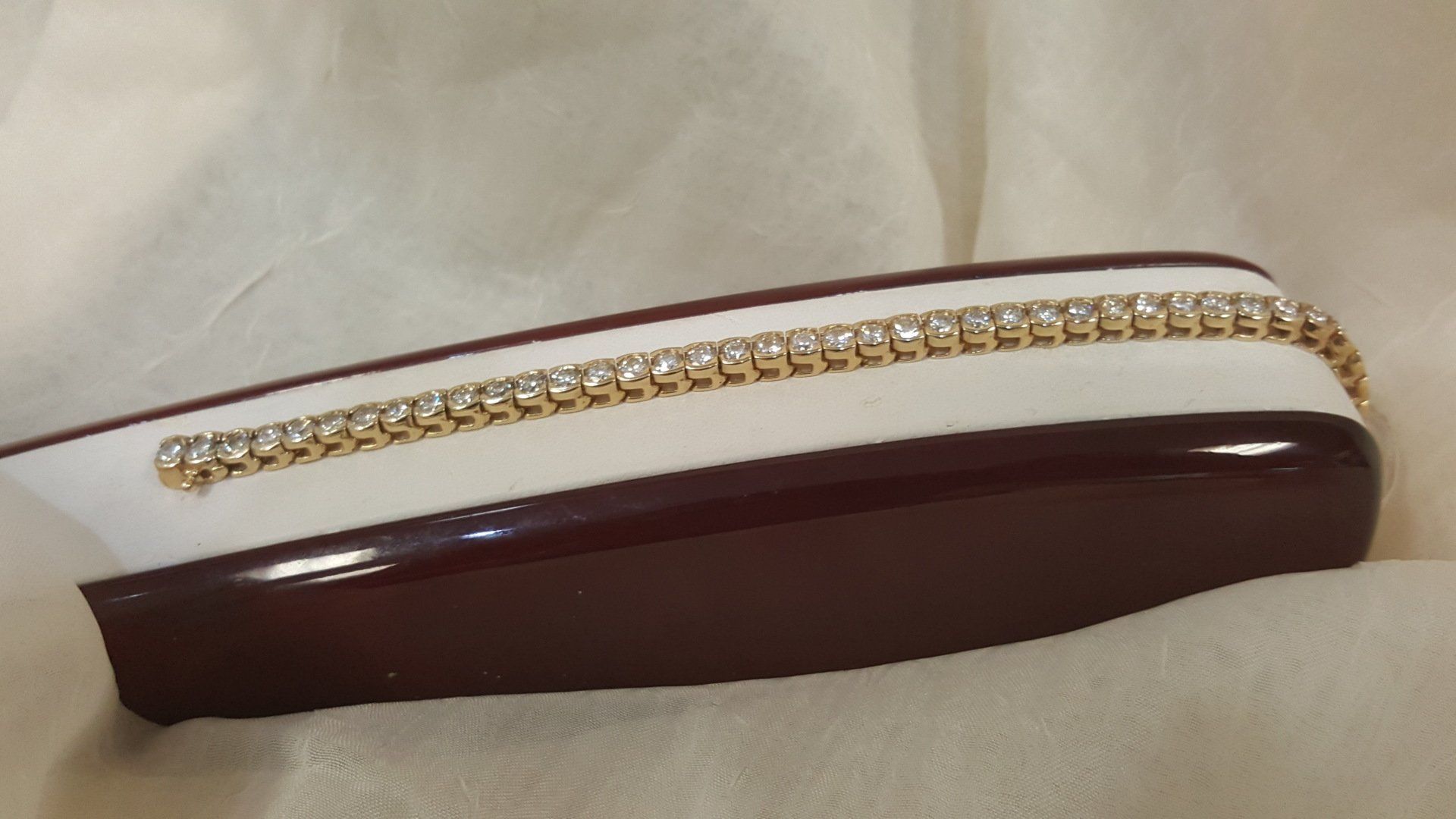 A Bracelet with Diamond Rhinestones on It — Palm Harbor, FL — Jensen Jewelers