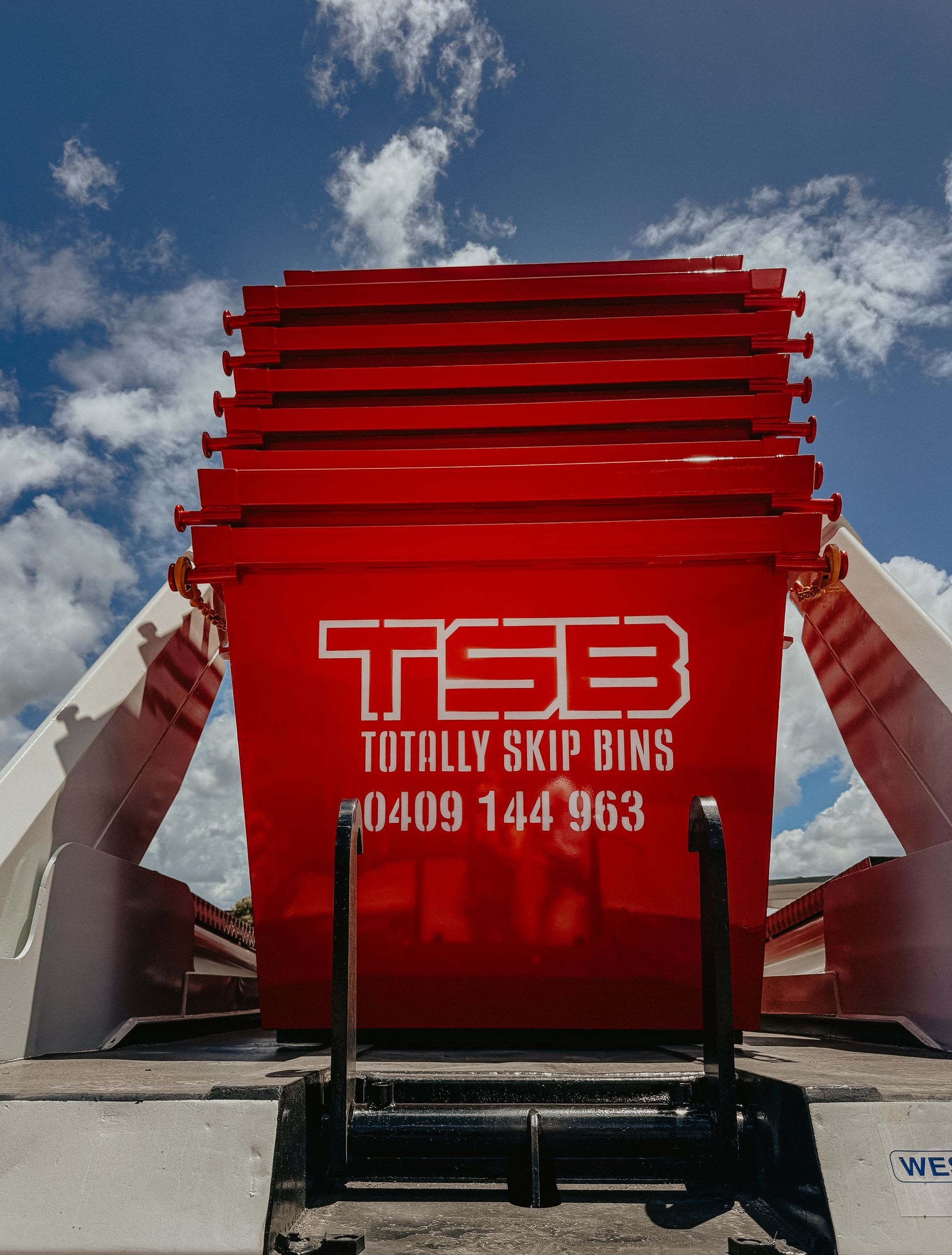 Red Skip Bins — Totally Skip Bins in Palen Creek, QLD