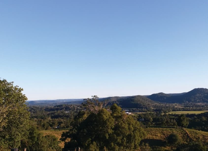 A View of a Valley With Trees and Mountains — Totally Skip Bins in Gleneagle, QLD