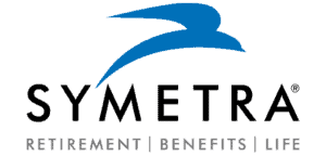 A logo for a company called symetra retirement benefits life