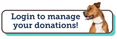 Log in to manage donations button