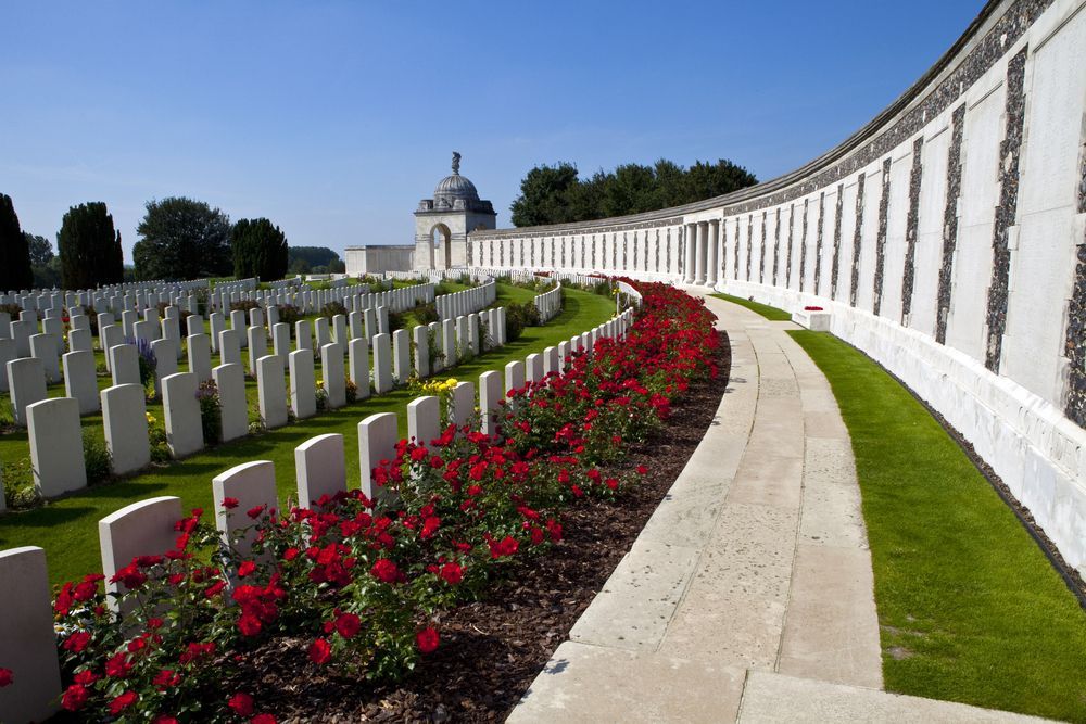 Rows of White Headstones in a Military Cemetery — Mid Coast Monuments In Coffs Harbour, NSW
