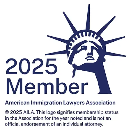 A logo for the American Immigration Lawyers Association
