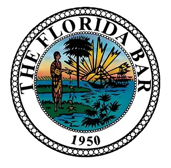 The seal of the florida bar from 1950